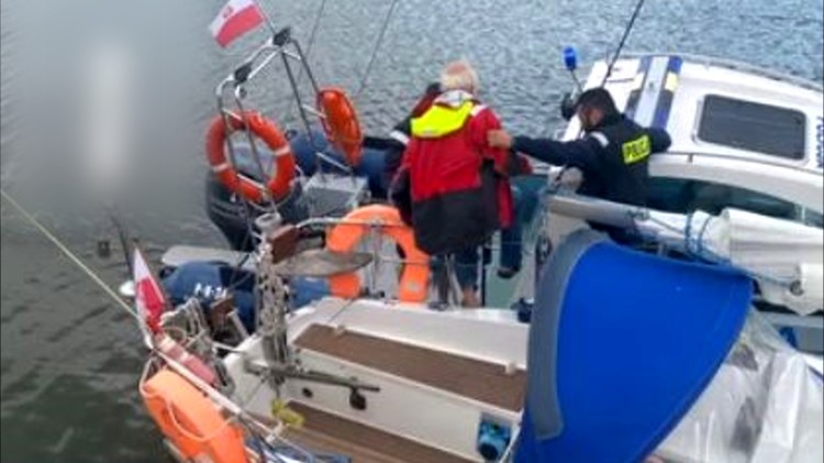 Powiat nowodworski. Płynął do Kopenhagi, znalazł się przy granicy…