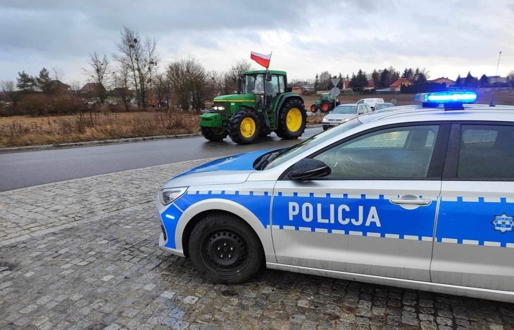 Policjanci zabezpieczą wtorkowy protest rolników w Malborku.