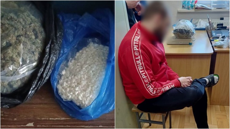 Malbork. W mieszkaniu mieli schowane prawie 2 kg narkotyków – grozi…