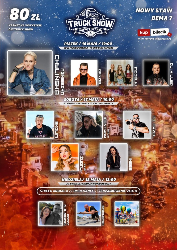 Truck Show 2025 w Nowym Stawie. Kup bilet na największy zlot ciężarówek…