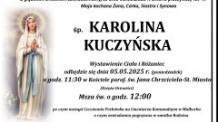 Zmarła Karolina Kuczyńska. Miała 47 lat.