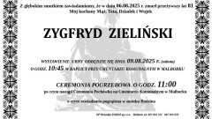 Zmarł Zygfryd Zieliński. Żył 81 lat.