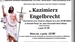 Zmarł Kazimierz Engelbrecht. Miał 87 lat.