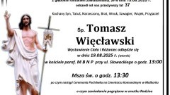 Zmarł Tomasz Więcławski. Miał 37 lat.