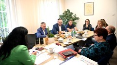 Starostowie spotkali się z włodarzami gmin powiatu nowodworskiego.