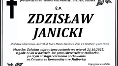 Zmarł Zdzisław Janicki. Miał 86 lat.