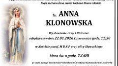 Zmarła Anna Klonowska. Miała 71 lat.