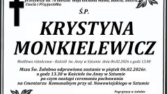 Zmarła Krystyna Monkielewicz. Miała 78 lat.