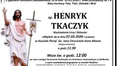 Zmarł Henryk Tkaczyk. Miał 74 lata.