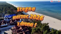 Stegna Plaża 4K – Bałtyk i Zatoka Gdańska z Drona. Zobacz wideo i fotorelację - marzec 2026