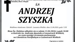 Zmarł Andrzej Szyszka. Miał 67 lat.