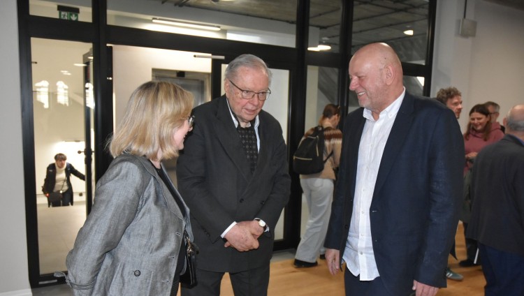 Spotkanie z Krzysztofem Zanussim w Waplewie Wielkim. 