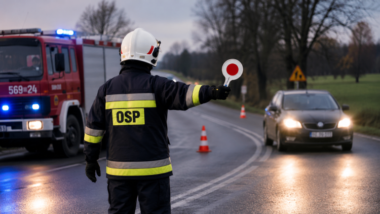 Strażacy OSP z nowymi uprawnieniami. Mogą kierować ruchem drogowym…