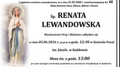 Zmarła Renata Lewandowska. Miała 66 lat.