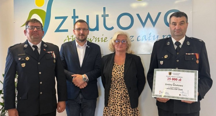 Wsparcie dla strażaków w Gminie Sztutowo. OSP Sztutowo i Łaszka z nowym…