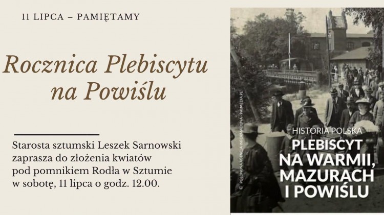 106. lat od Plebiscytu na Powiślu. W Sztumie oddadzą hołd obrońcom…