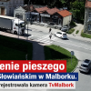 Potrącenie pieszego na placu Słowiańskim w Malborku. Zdarzenie zarejestrowała…