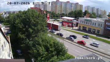 Kolizja z udziałem 3 aut w Malborku! Kamera TvMalbork uchwyciła moment…