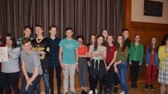 I LO w Malborku. Odbył się coroczny konkurs z okazji pierwszego dnia wiosny " Śpiewać każdy może" - 21.03.2017
