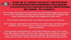 Nowa obostrzenia od 27 lutego. Sprawdź, co nas czeka.