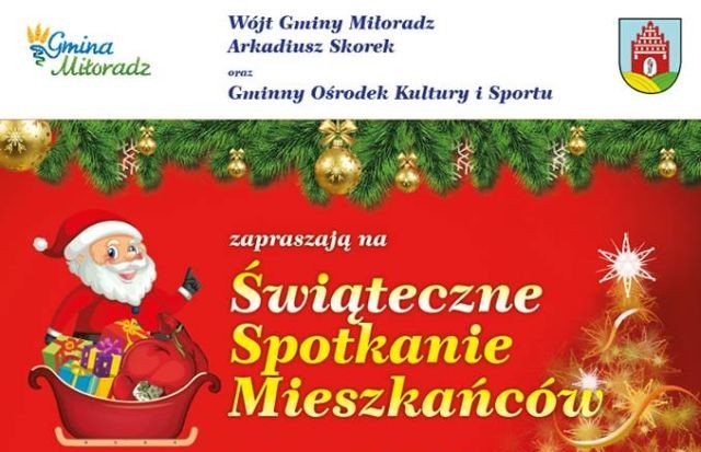 Świąteczne Spotkanie mieszkańców gminy Miłoradz. Zobacz godziny odjazdu…