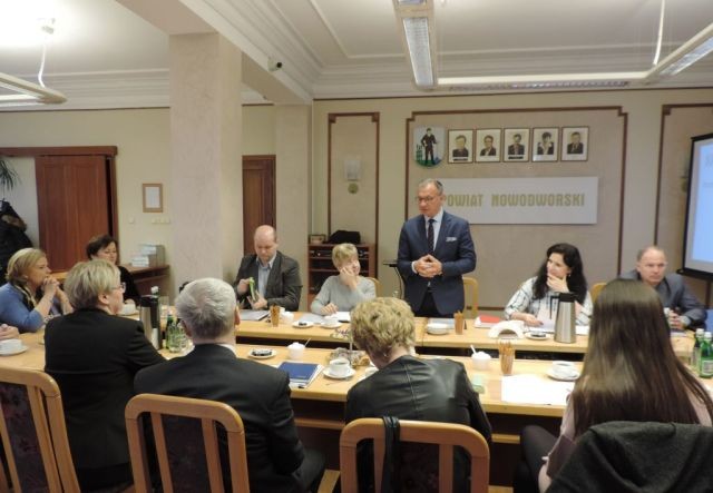 Spotkanie Starosty Nowodworskiego z Pomorskim Kuratorem Oświaty