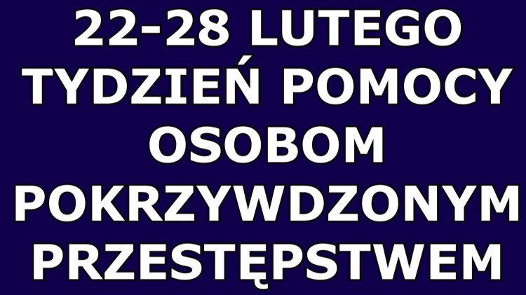Nowy Dwór Gdański. Tydzień Pomocy Osobom Pokrzywdzonym Przestępstwem.…