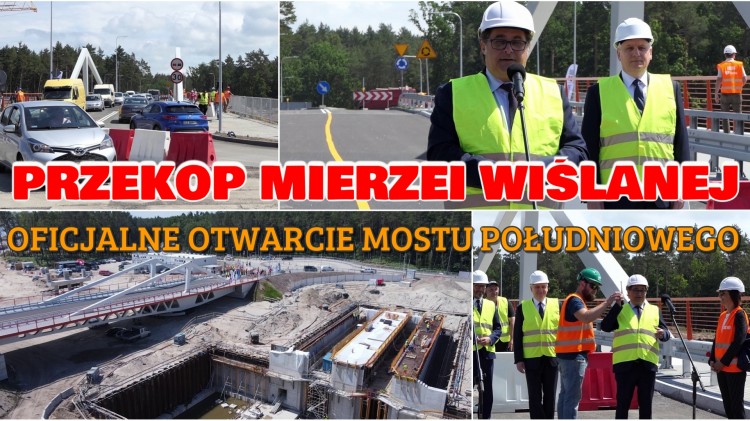 Przekop Mierzei Wiślanej. Oficjalnie otwarto most południowy nad Kanałem…