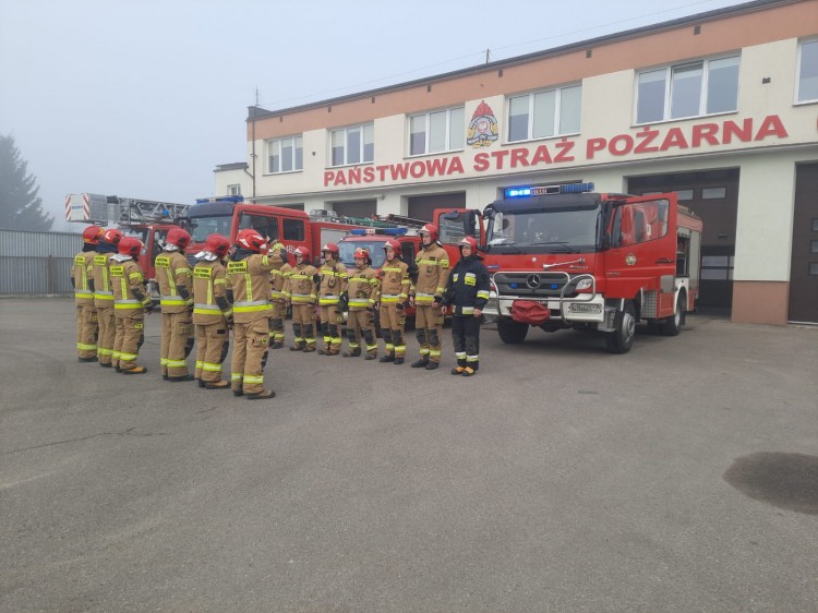 KP PSP MALBORK - MINUTA CISZY DLA POLEGŁYCH STRAŻAKÓW Z UKRAINY