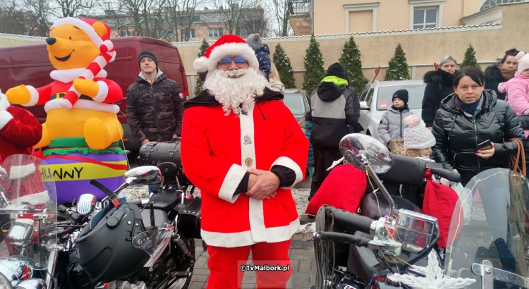 Malbork. Mikołaje na Motocyklach odwiedziły grzeczne dzieci - 04.12.2022…