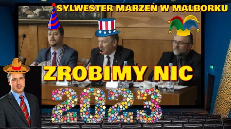 Malbork. Sylwester Marzeń – miasto NIC nie zorganizowało, takiej biedy…