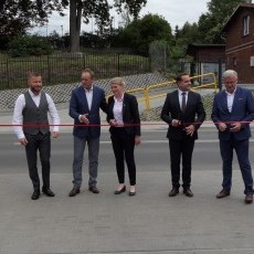 Uroczyste otwarcie zmodernizowanej DW515 na odcinku. Malbork ? Grzymały.