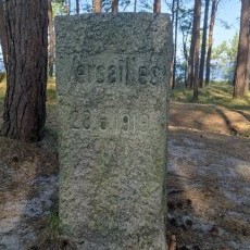 Słupy graniczne Wolnego Miasta Gdańska przy Przekopie Mierzei Wiślanej…