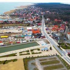 Krynica Morska 2023. Rozbudowa pirsu pasażerskiego w morskim porcie rybackim.…