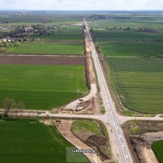 Kończewice. Prace modernizacyjne przy przebudowie DK 22 na odcinku między…