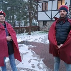 Orszak Trzech Króli i wspólne kolędowanie mieszkańców w Kończewicach.…