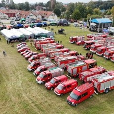 Powiślańsko-Żuławski Piknik OSP w Nowym Stawie z drona