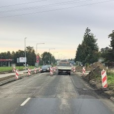 Malbork: Postęp prac przy skrzyżowaniu DK515 i ul. Kotarbińskiego.…