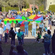 Malbork: Piknik rodzinny dla autyzmu z biegami dzieci. Zapraszamy na fotorelację.