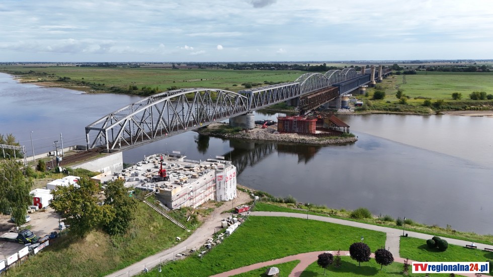 Most Tczewski – odbudowa znów trwa! Fotorelajca z drona - wrzesień…